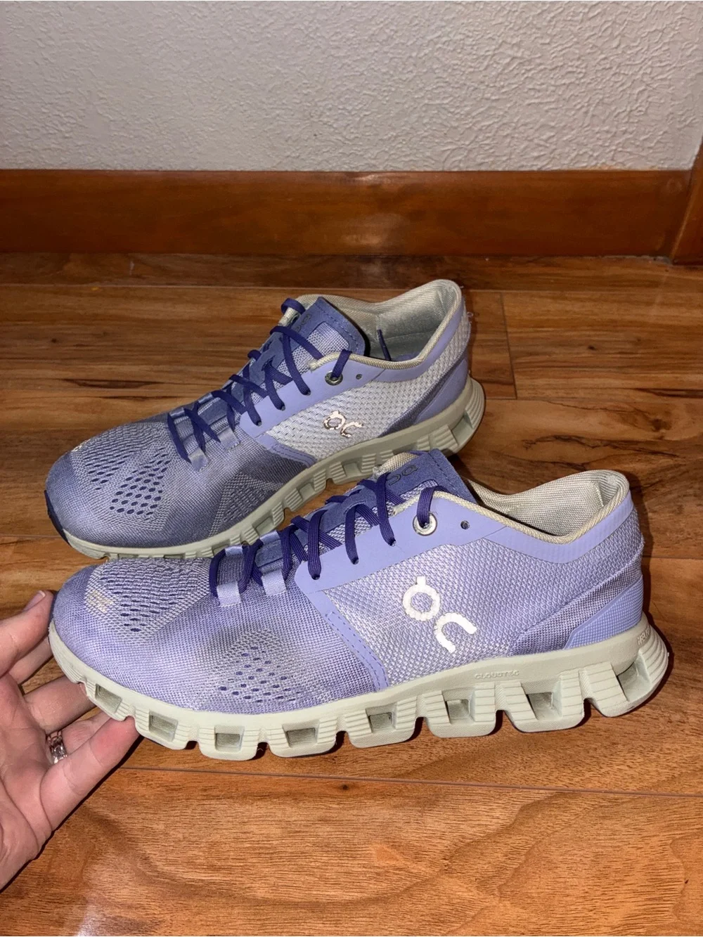 On Cloud X Women’s Running Training Athletic Shoe Lavender Purple - size 7.5